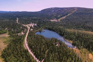 Luosto-keskusta-kesa-ilmakuva_©Pyhä_Luotso