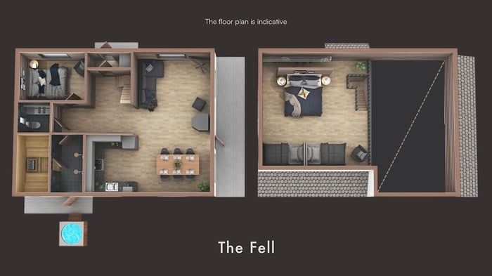 The Fell floor plan