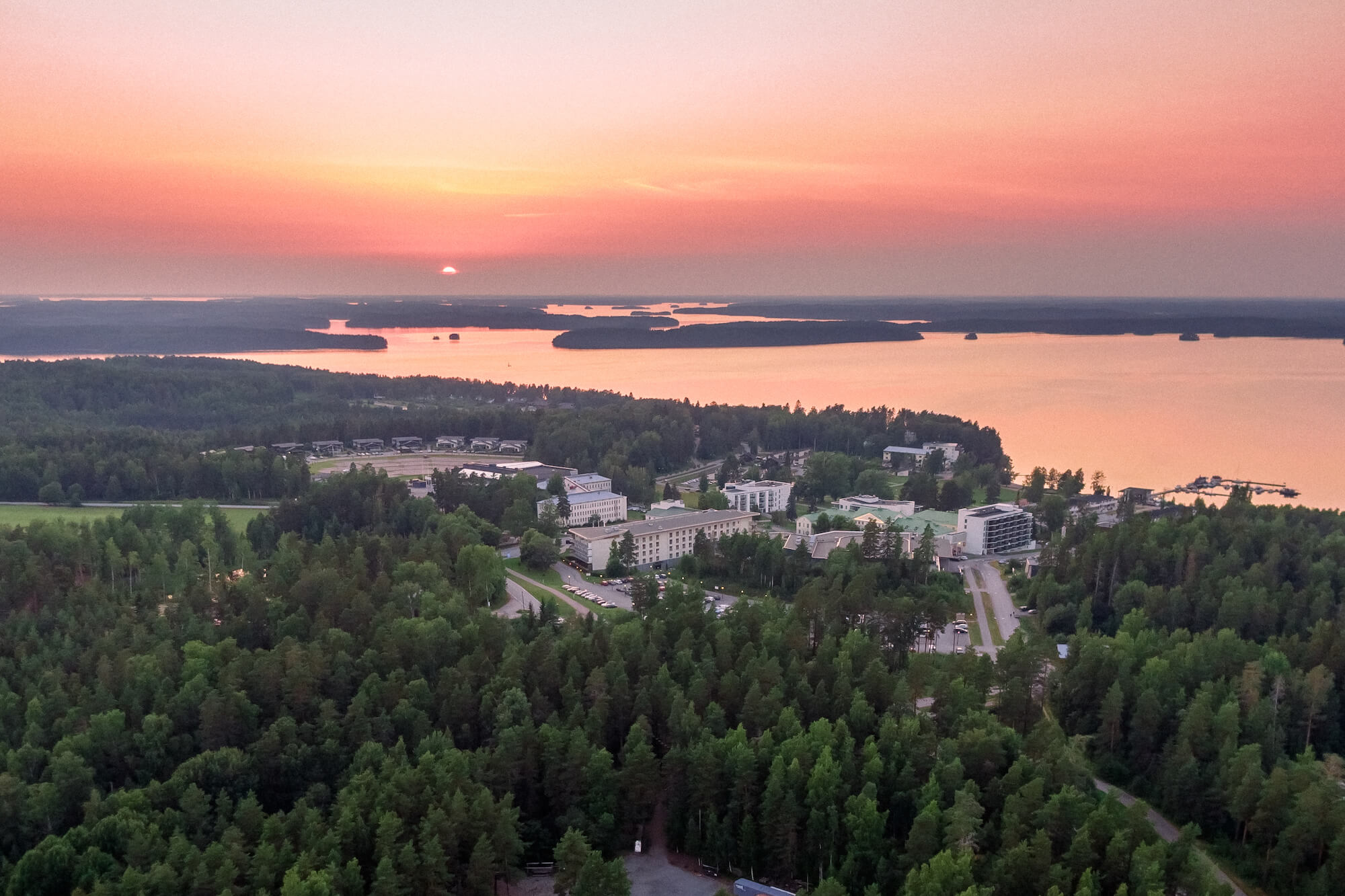 Holiday Club Saimaan Rauha aerial view