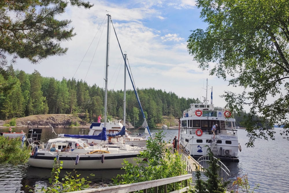 boating lake Saimaa