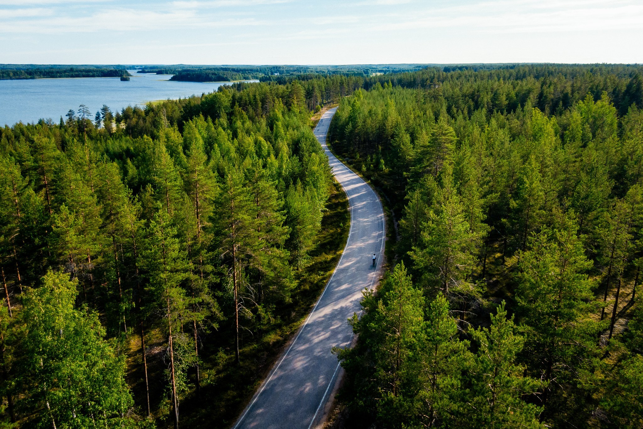 Aerial view in Taipalsaari municipality. Photo credit goSaimaa
