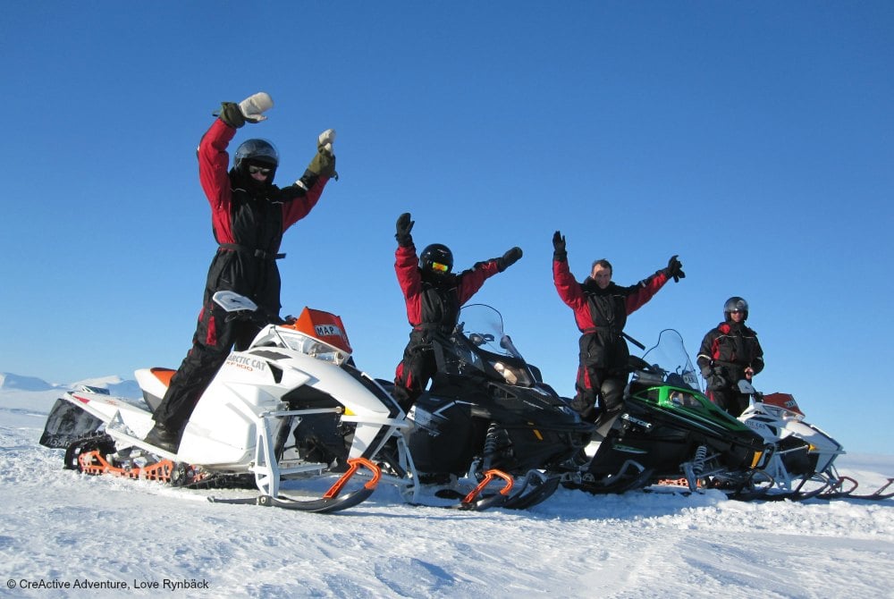 Motorschlittensafaris in Boden