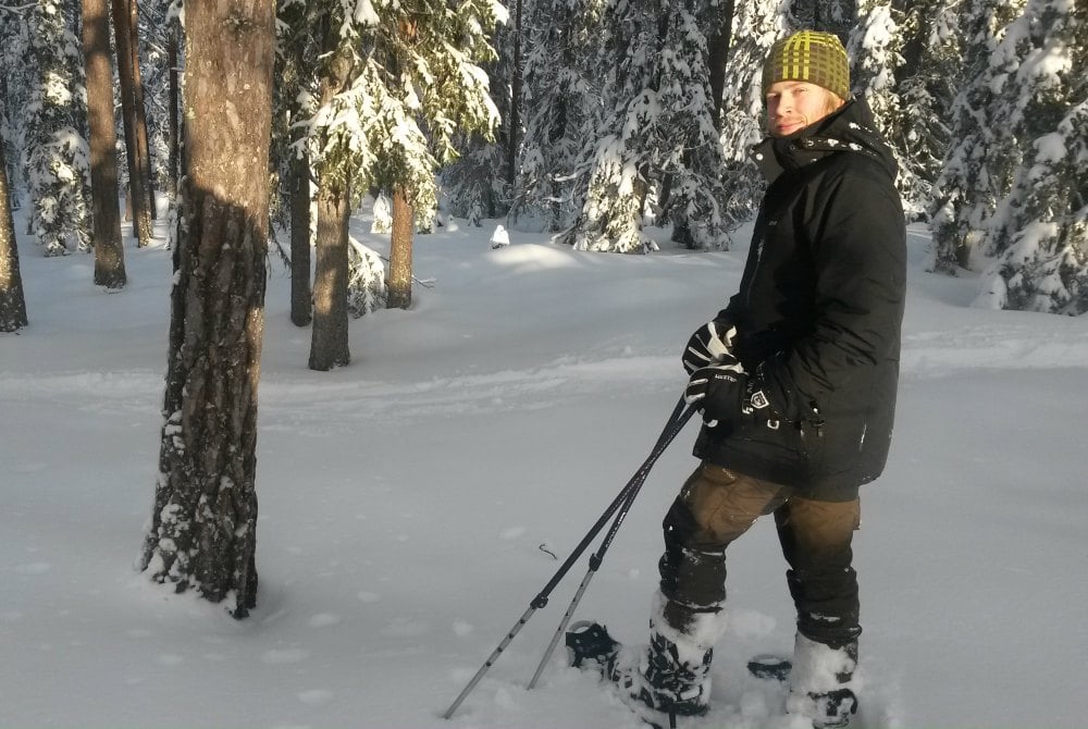 Schneeschuhwandern in Boden