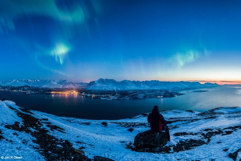 Lyngenfjord Nordlichter - Copyright: Jan R Olsen