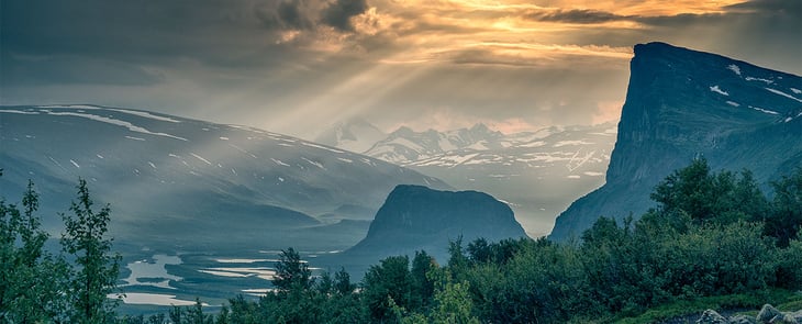 Schweden Jokkmokk Berge