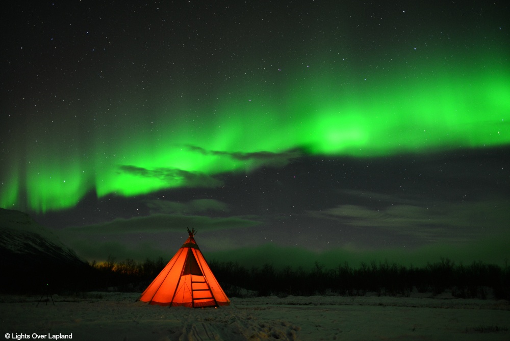 Lights Over Lapland Zelt