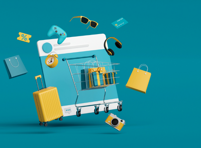 E-commerce concept, Shopping online advertisement on social@NuTz 400x296
