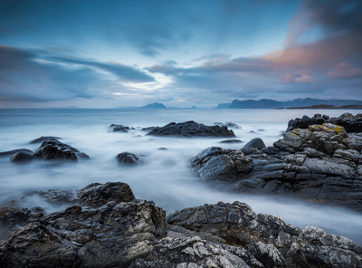 Arctic sea in Nord
