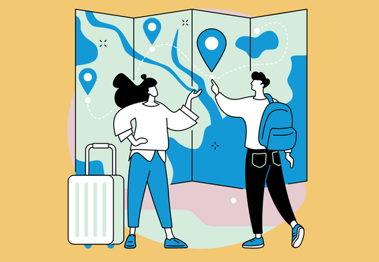 Inside Country Traveling Abstract Concept Vector Illustration.@Visual Generation