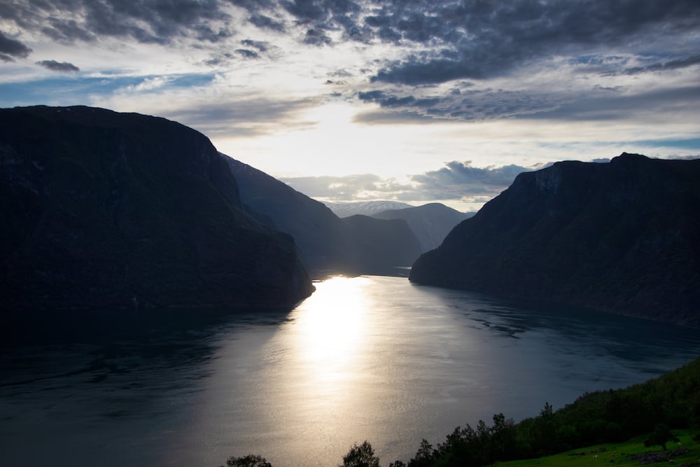 Wärmende Sonnenstrahlen in Norwegen