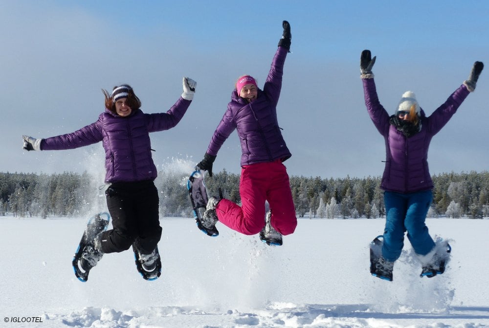 Schneeschuhwanderung in Schwedisch Lappland