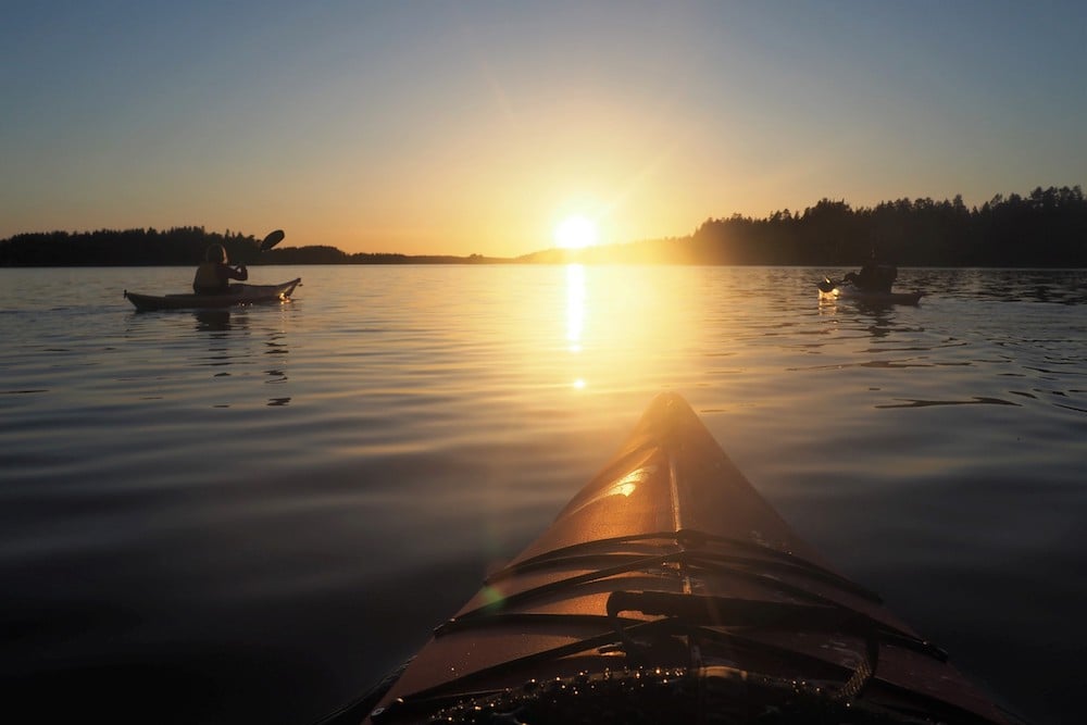 Seinäjoki - Ähtäri Zoo, Ähtäri Snowpanda Resort - Mitternachtssonne Kayak Foto Anssi Nokelainen