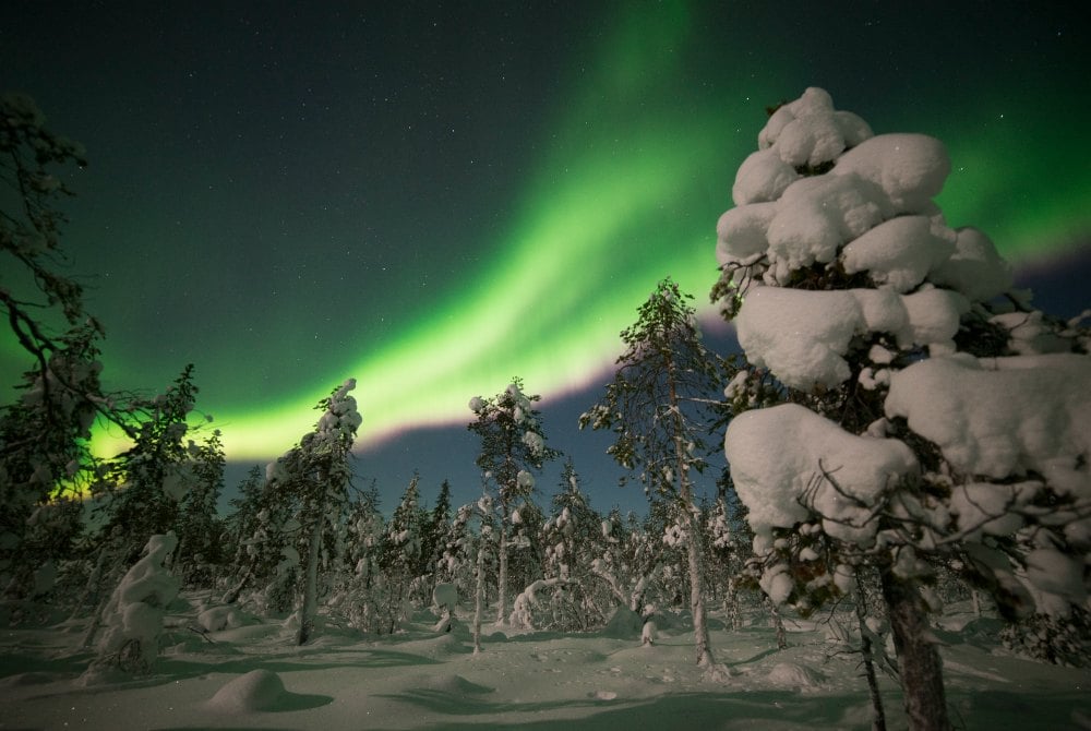 Nordlichtjagd in Levi