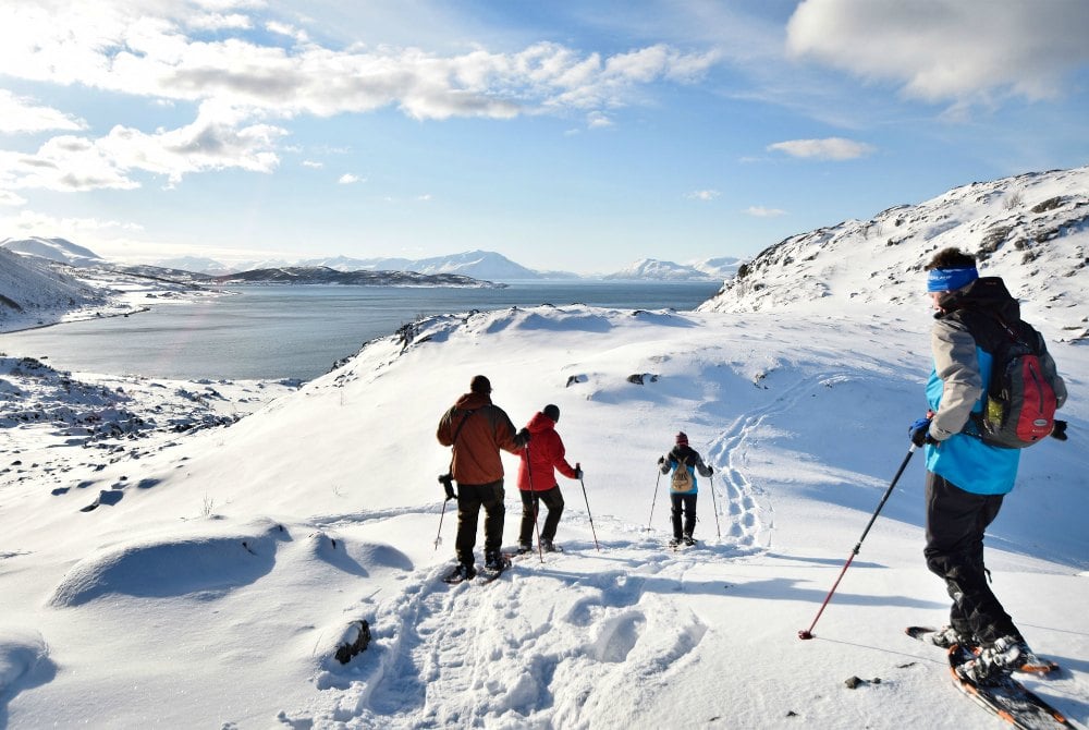 Schneeschuhwandern in den Lyngenalpen