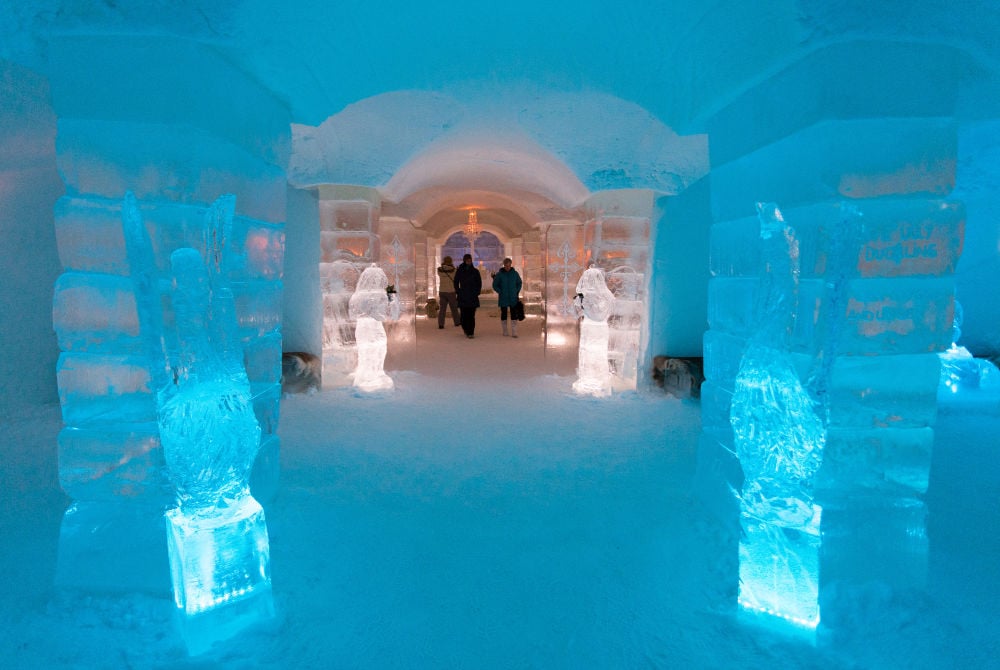 Unique places to stay-ice hotel-copyright-Konrad-Konieczny-www.nordnorge.com