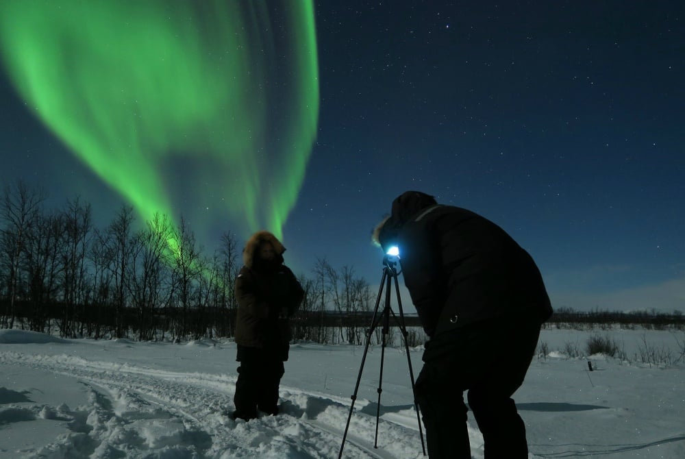 Máttaráhkká-Nordlicht-Fotoabend-Kiruna