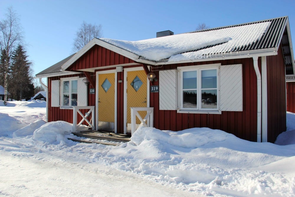 AKukkolaforsen_Cabin (1)_1000Apartment-Hütten in Kukkolaforsen.