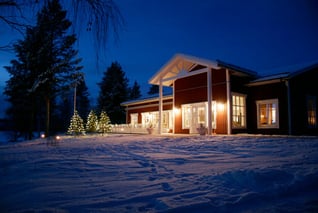 Sörbyn Lodge-Weihnachten-Boden