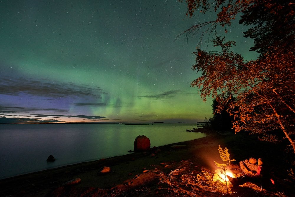 Brändön Lodge-Nordlichter-copyright Graeme Richardson