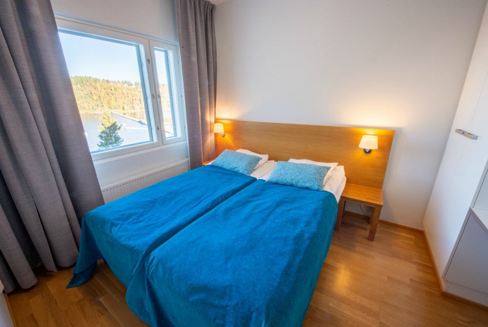 Ukkohalla-großes Chalet-Schlafzimmer