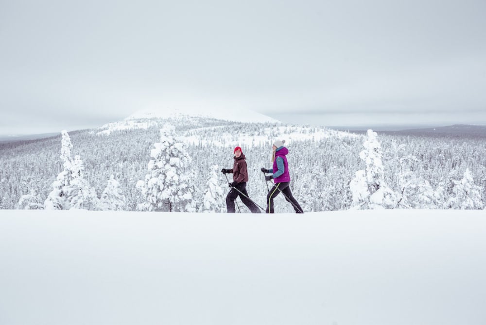 Schneeschuhwandern in Pyhä