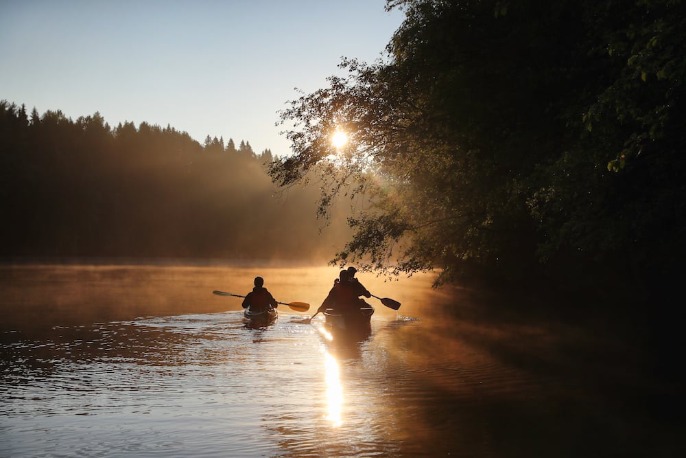 Kanutour auf dem Oulujoki