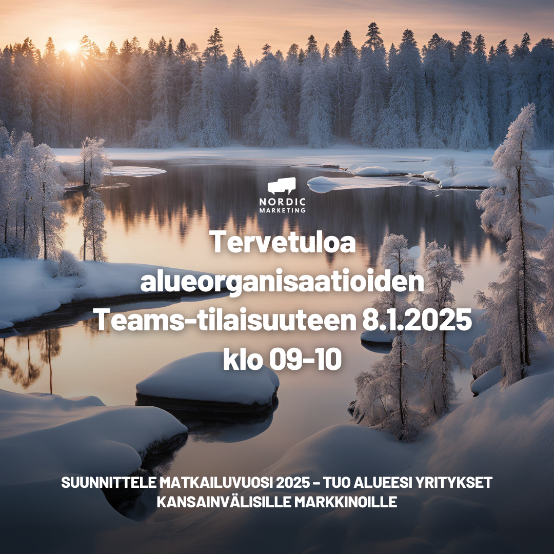 Tervetuloa alueorganisaatioiden Teams-tilaisuuteen