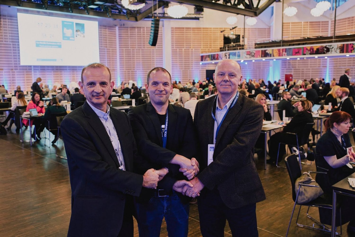 Paul, Jan and Andy in NordicMarketplace 2024. 