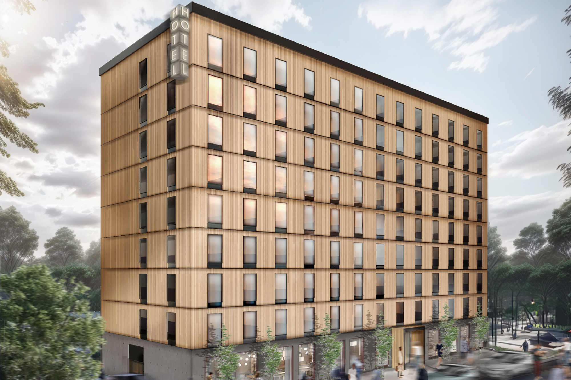 Stopover Hotel © MOD Arkitekter