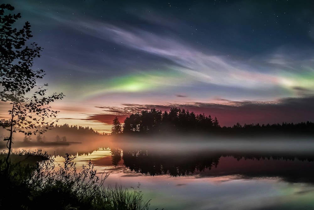 Nordlichter in Finnland