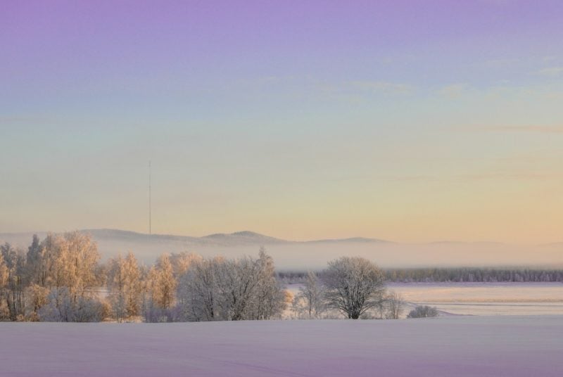 Winterlandschaft in Vuokatti