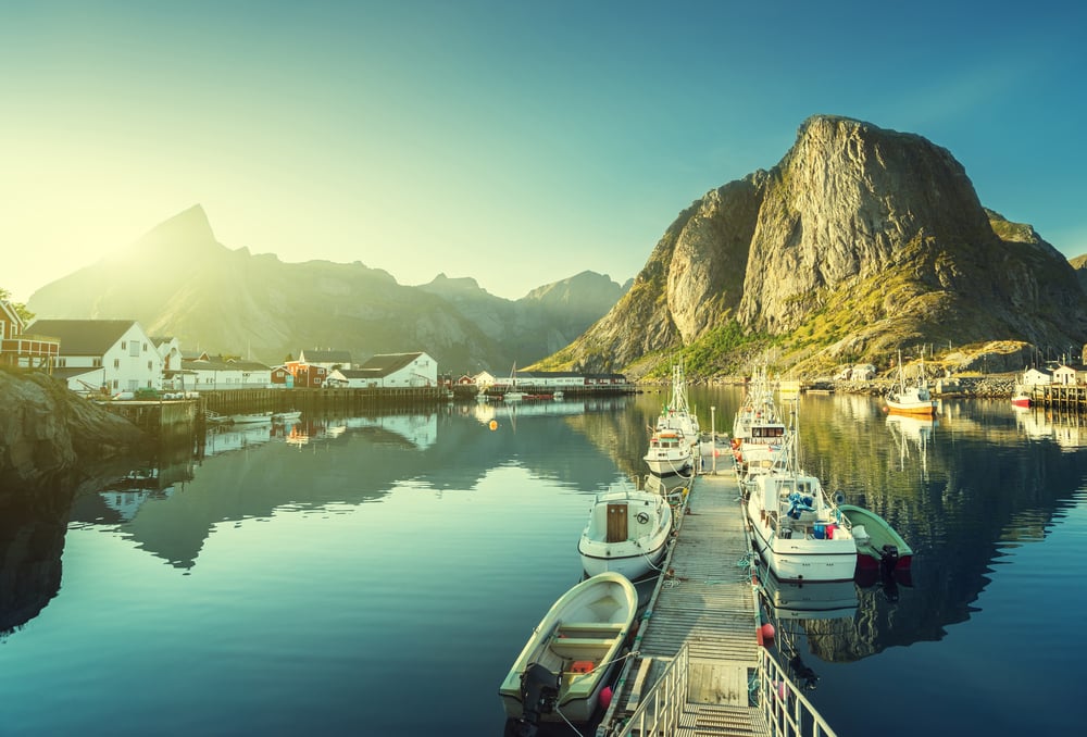 sunset - Reine, Lofoten islands, Norway-2