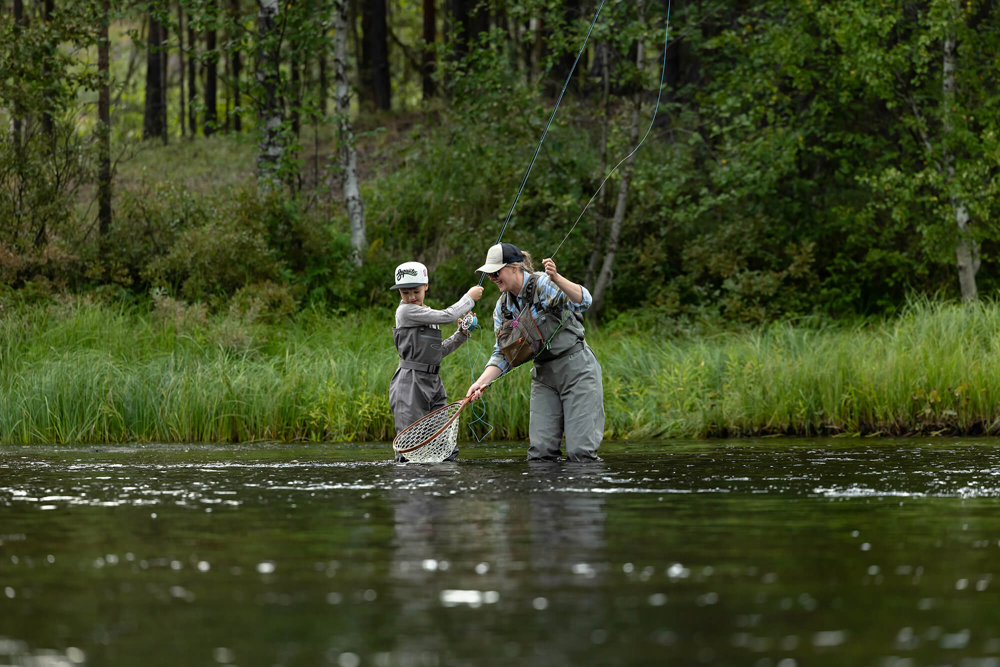 Yllas Ylläs Experiences fly fishing © Kota Collective Visit Ylläs