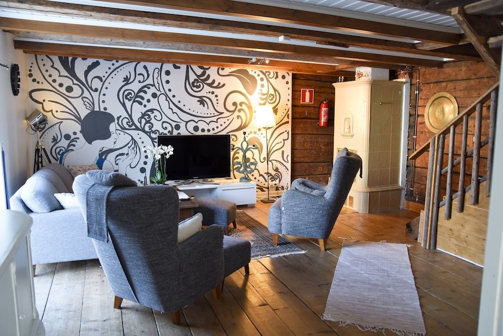 Kristinestad - Hotel Krepelin - The Bailiff House - Living room