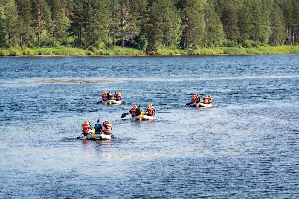Umeå - Forsknäckarna - WildwasserRafting für Familien
