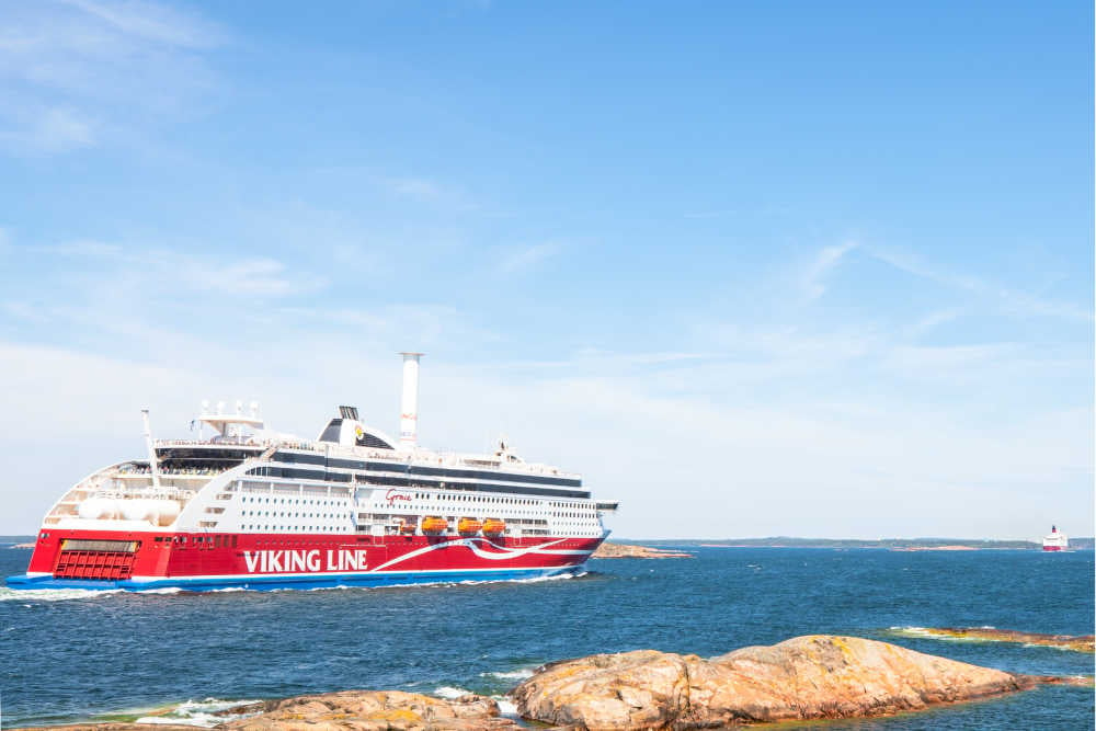 Viking Grace at sea