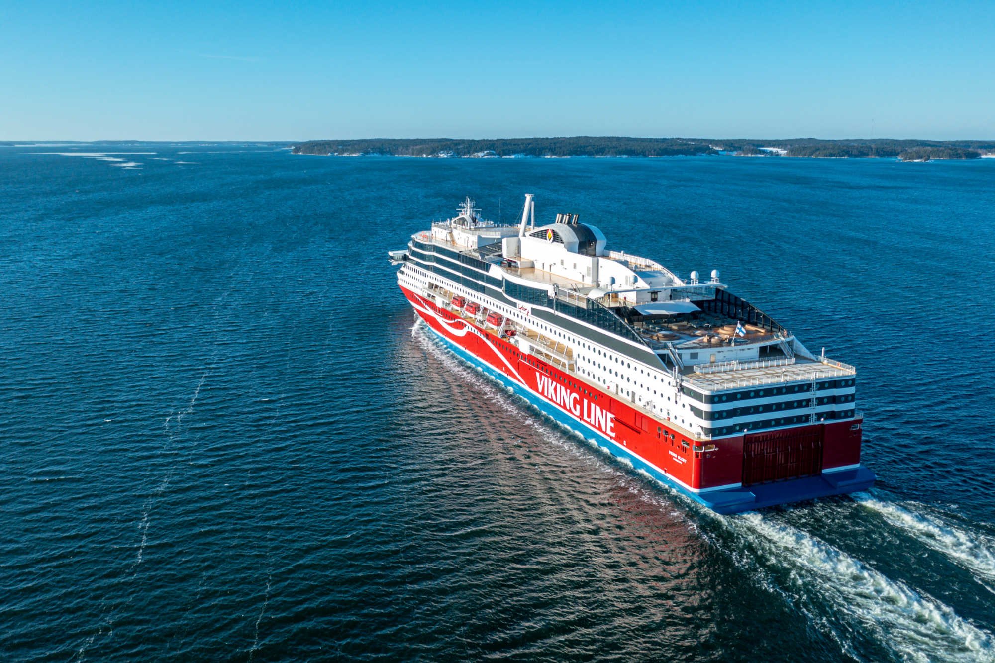 Viking Line-Viking Glory Drone Winter 2022-copyright-Jouni Niskakoski - Jouni Niskakoski Aerials