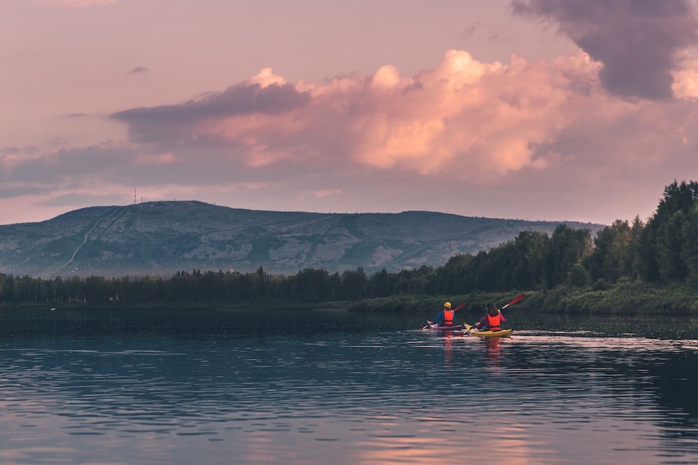 VAE Visit Levi Paddling © Visit Levi