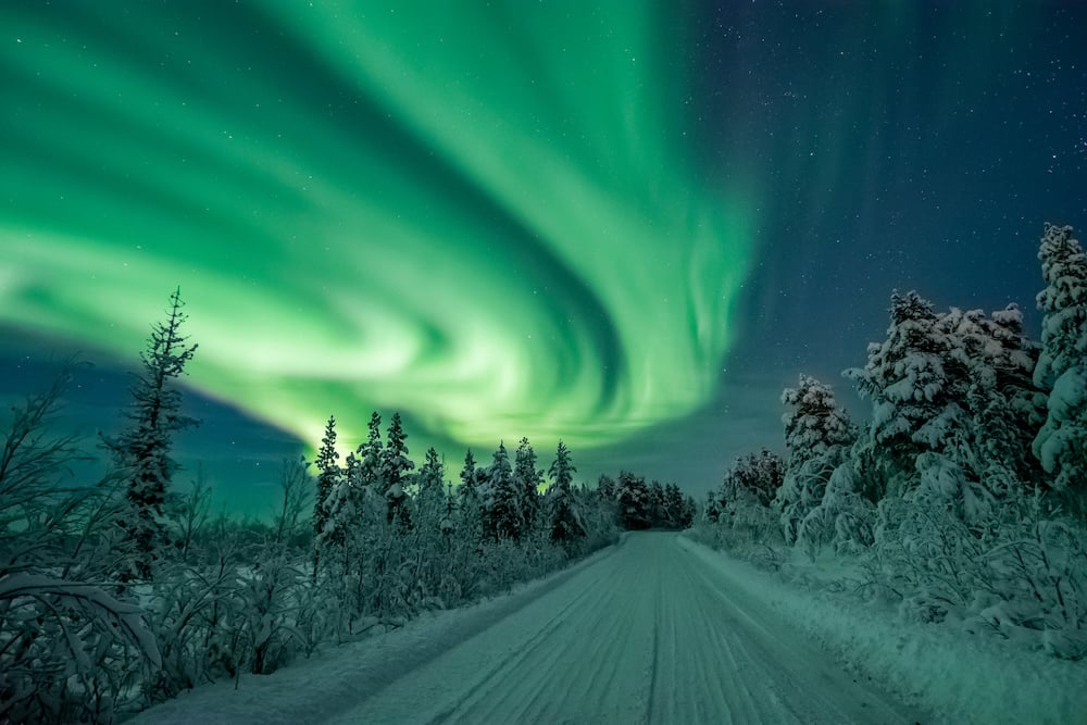 VAE Swedish Lapland Northern Lights © Robert Jonasson  Swedish Lapland