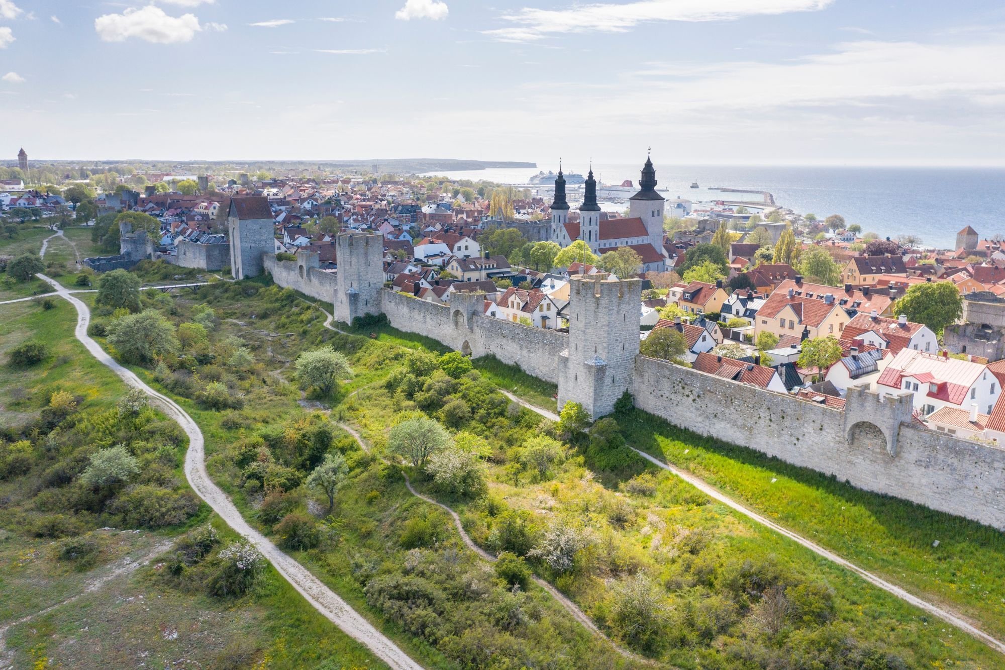 Gotland-Stadtmauer Visby