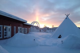 Lappeasuando Lodge-Außenaufnahme