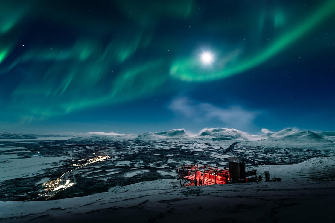 Kiruna Abisko Nordlichter