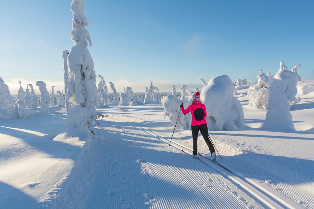 Finnland cross country skiing © istock gekauft