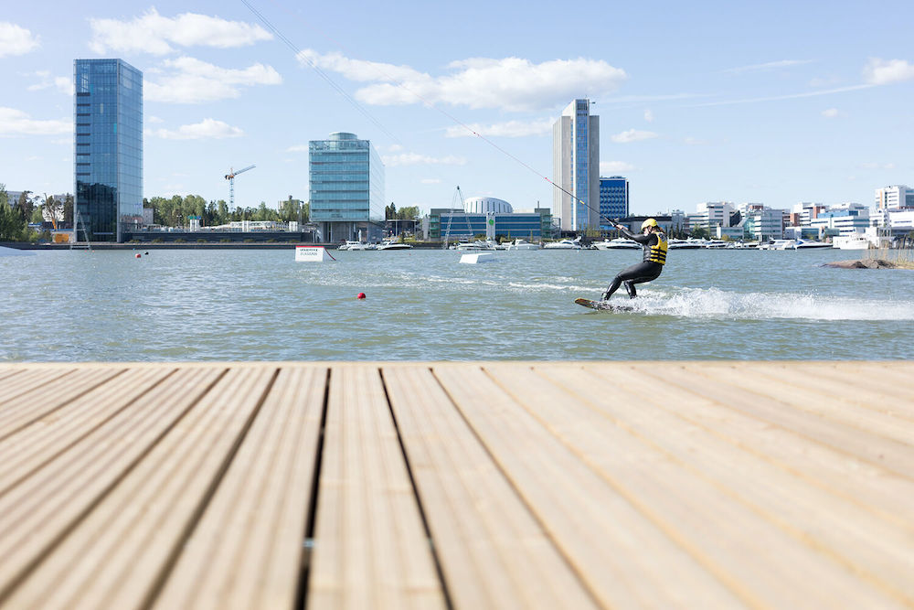 Finnland Espoo Water Sport Centre Laguuni