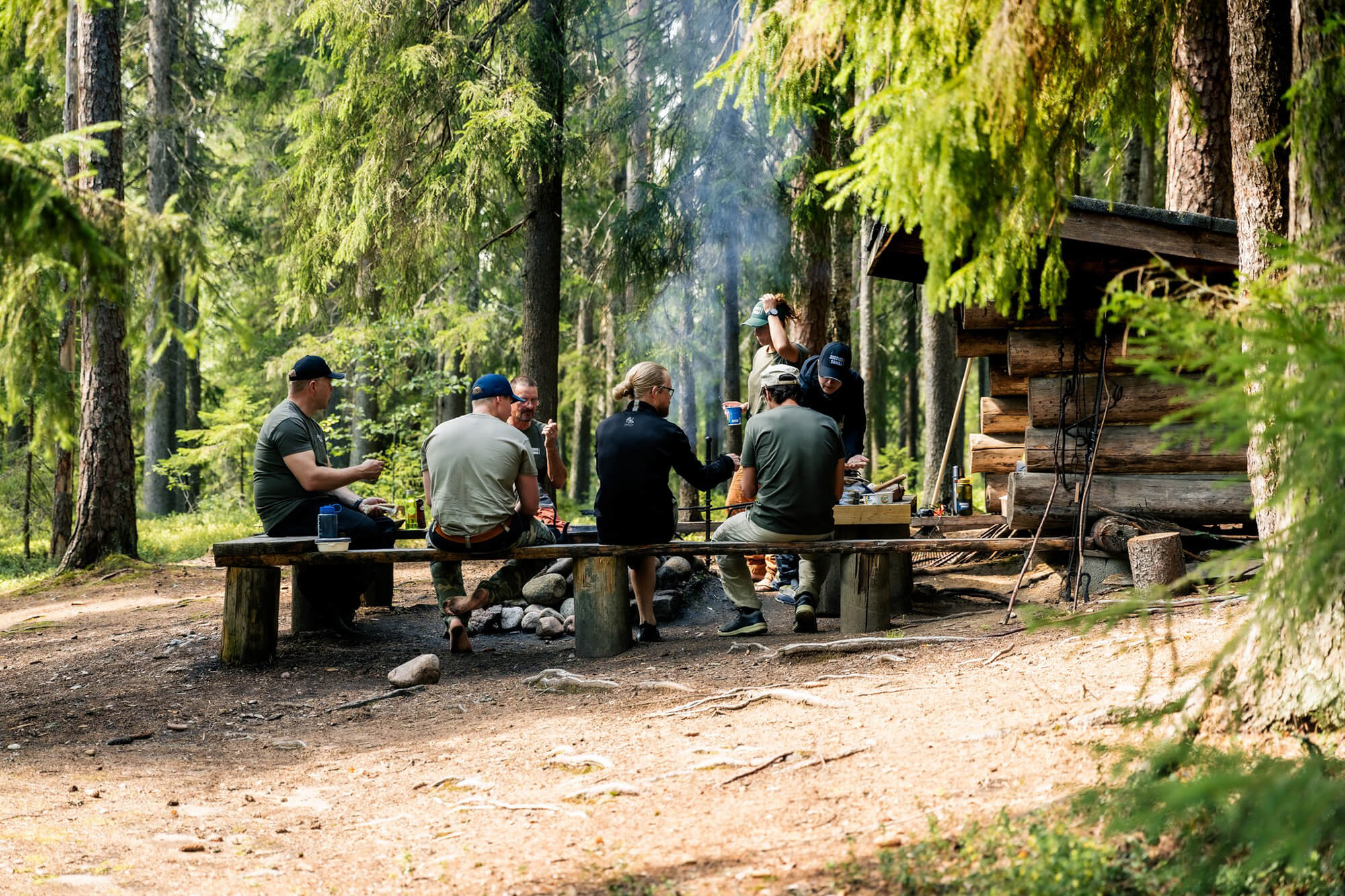 Picnic in the forest © GoSaimaa