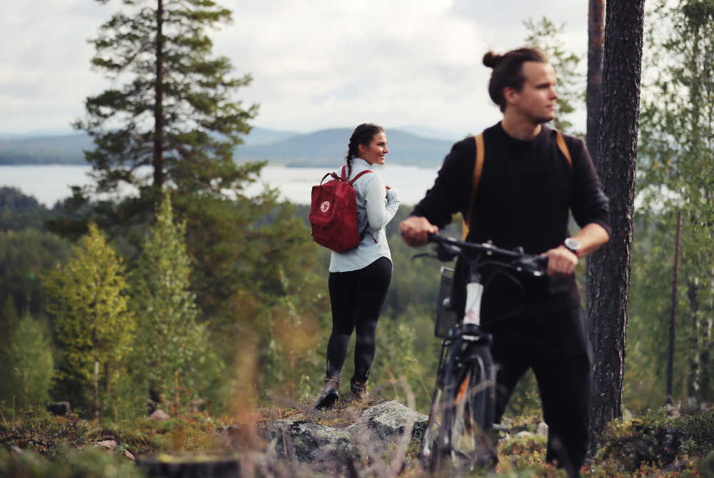 Fahrradfahren in East Lapland