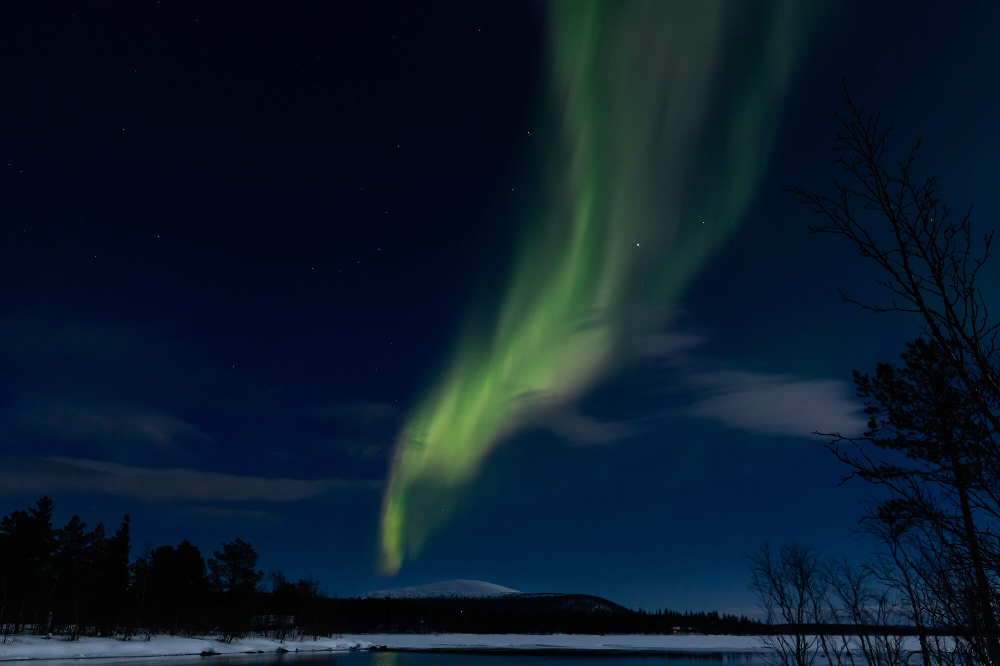 Nordlicht Finnisch Lappland