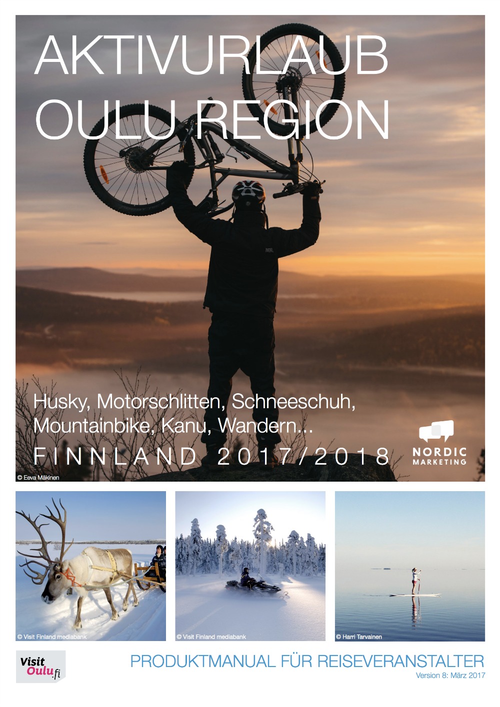 Aktivurlaub Region Oulu Produktmanual Cover 