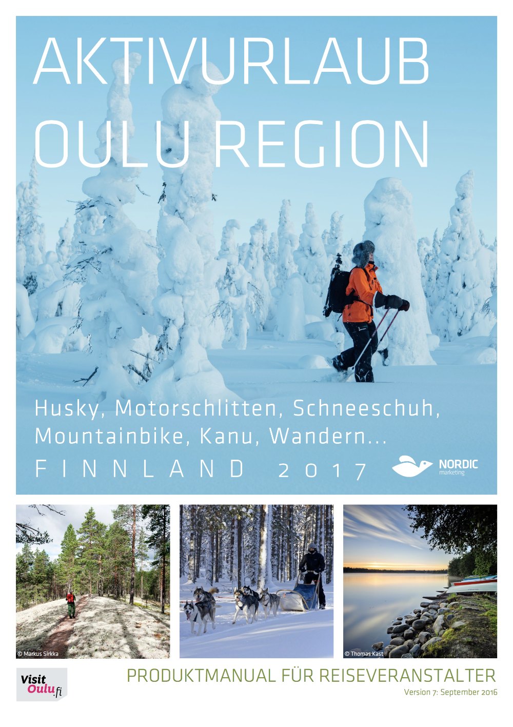 Aktivurlaub Region Oulu Produktmanual Cover