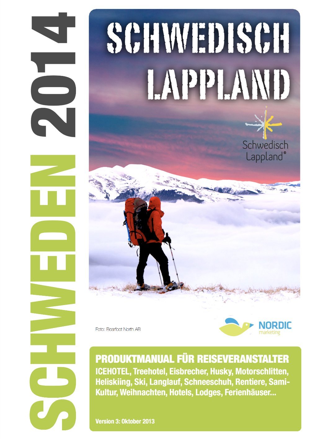 Schwedisch Lappland Winter Produktmanual Cover